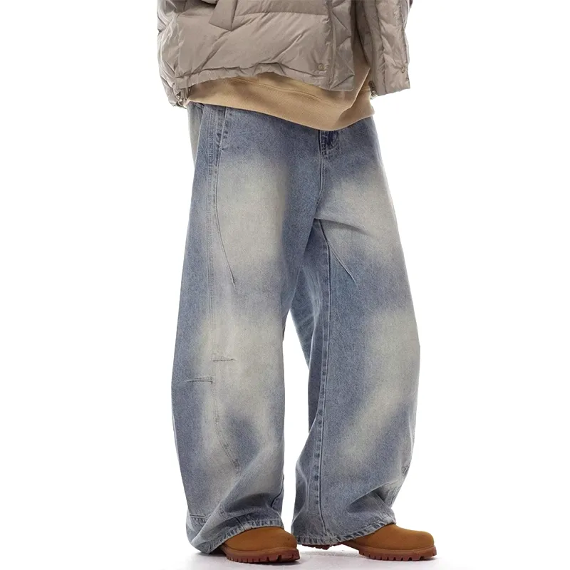 HKRXEC Jeans Men Blue-4