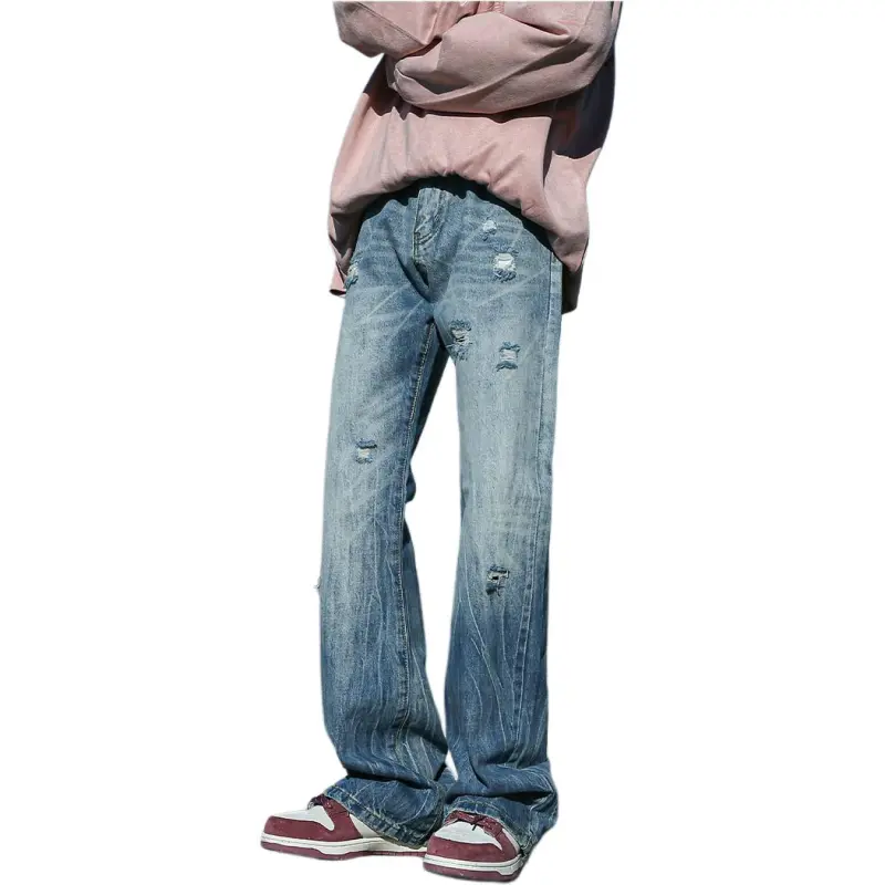 HKRXEC Jeans Men Blue-2