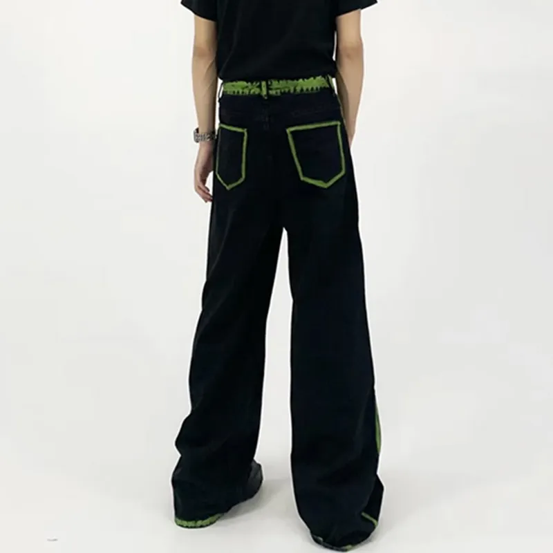 HKRXEC Jeans Men Green-2