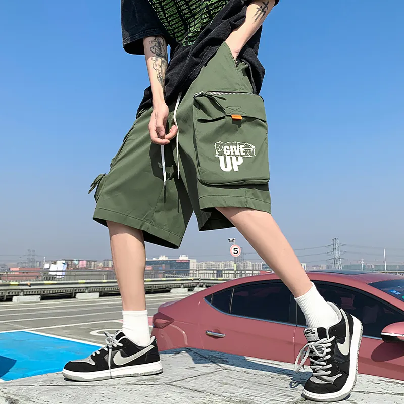 HKRXEC Cargo Shorts Men-5