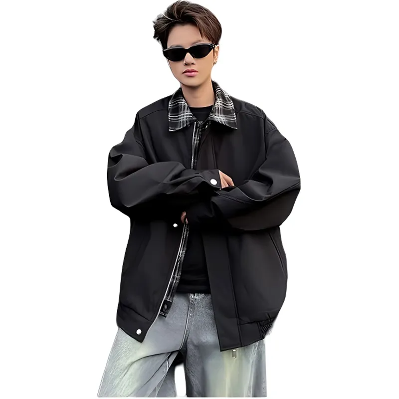 HKRXEC Leather Jackets Men-12