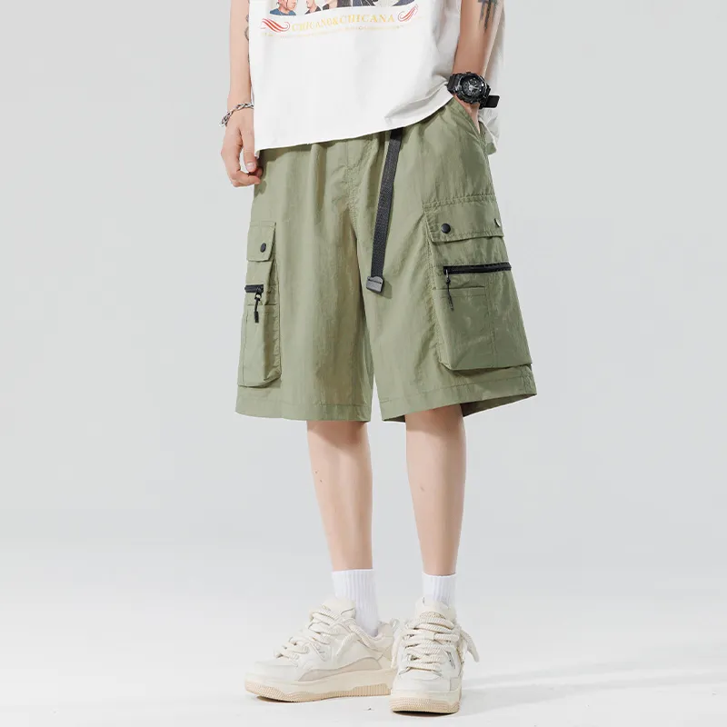 HKRXEC Cargo Shorts Men-13