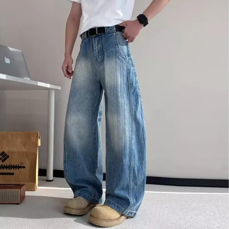 HKRXEC Jeans Men Blue-5