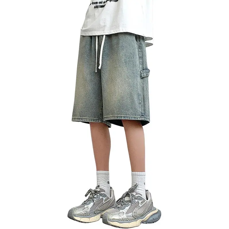 HKRXEC Denim Shorts Men-9