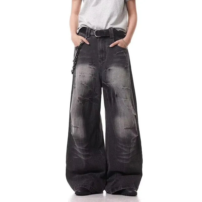 HKRXEC Jeans Men Black-1
