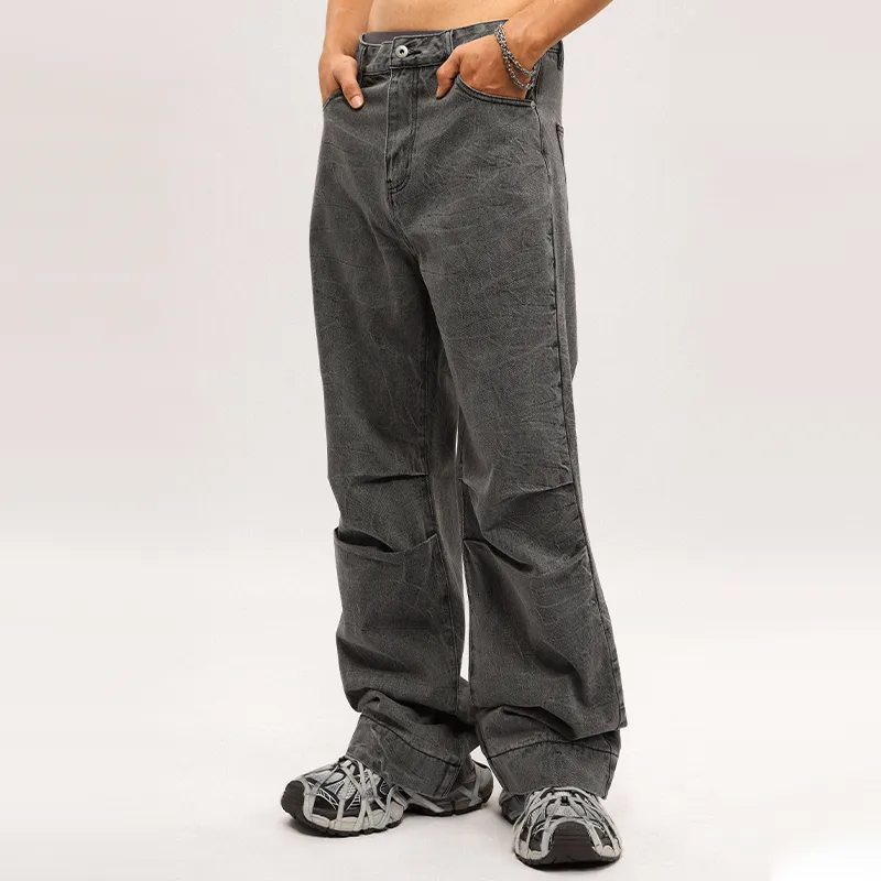 HKRXEC Jeans Unisex Black-3