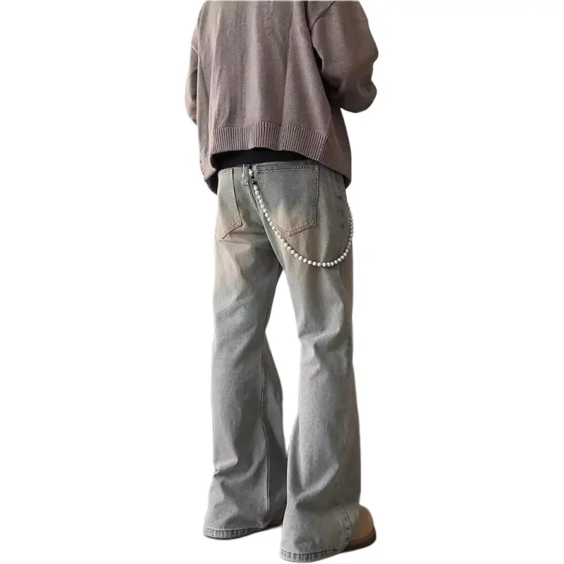 HKRXEC Jeans Men Light Blue-1