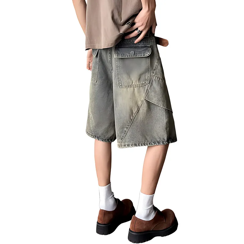 HKRXEC Denim Shorts Men-2