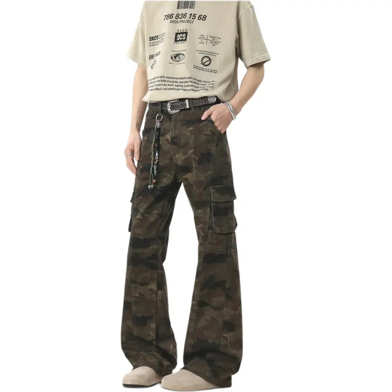 HKRXEC Cargo Pants Men Image Color-1