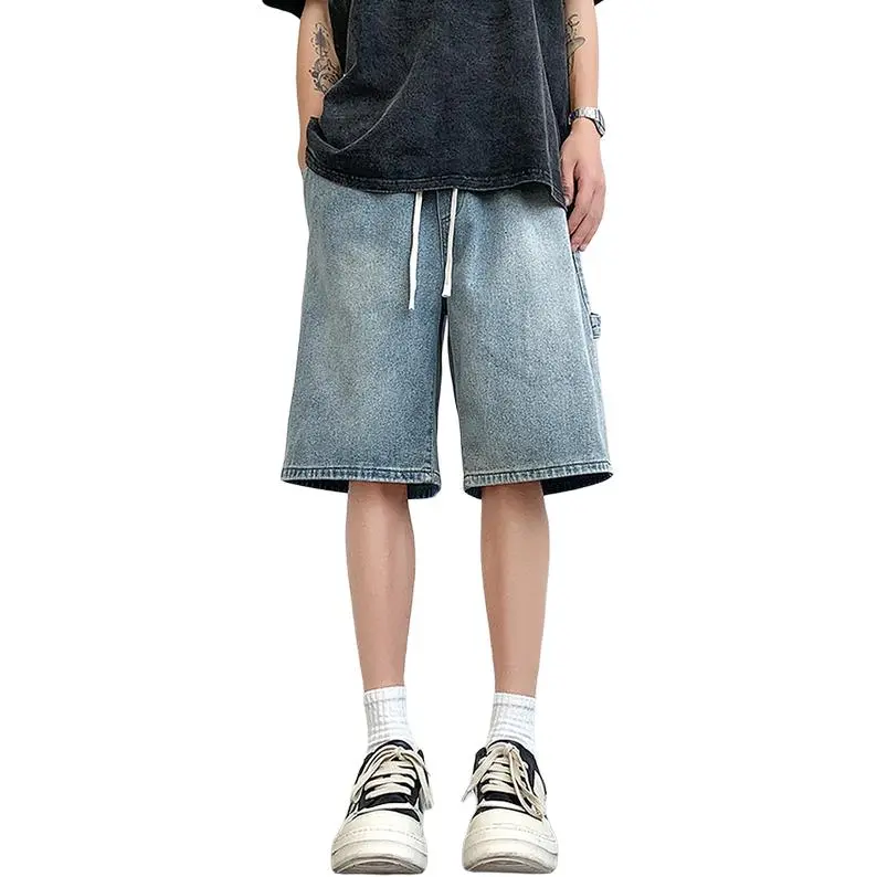 HKRXEC Denim Shorts Men-3