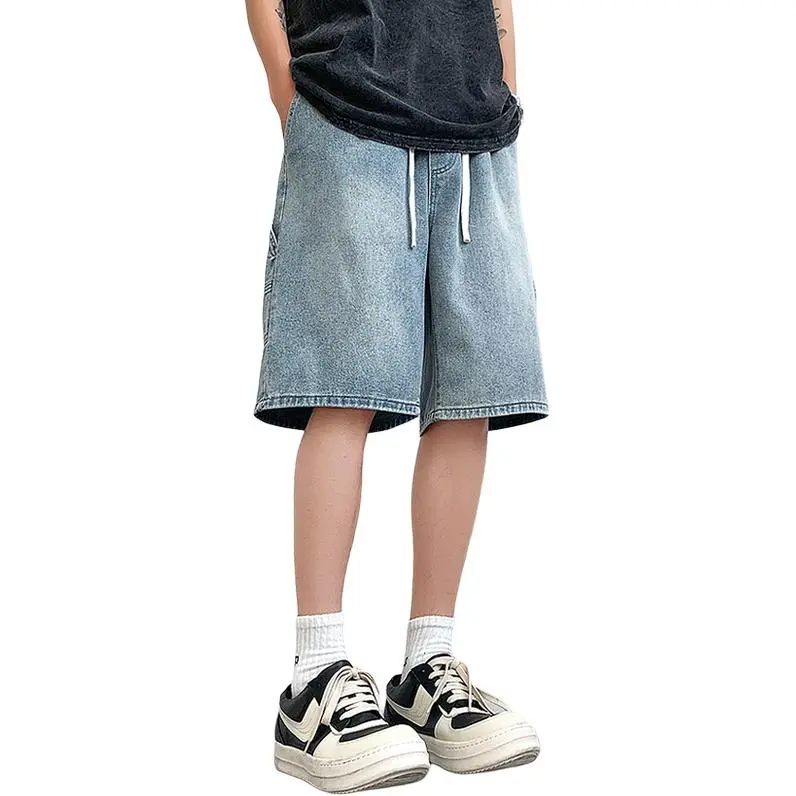 HKRXEC Denim Shorts Men-1
