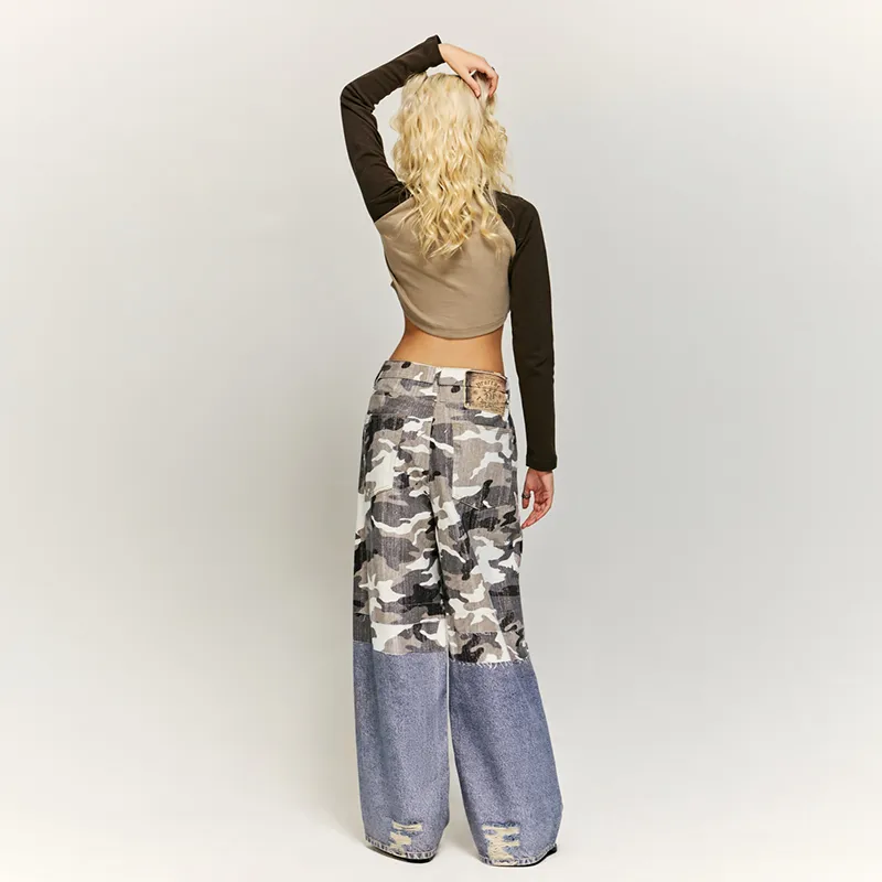 HKRXEC Jeans Unisex Image Color-7