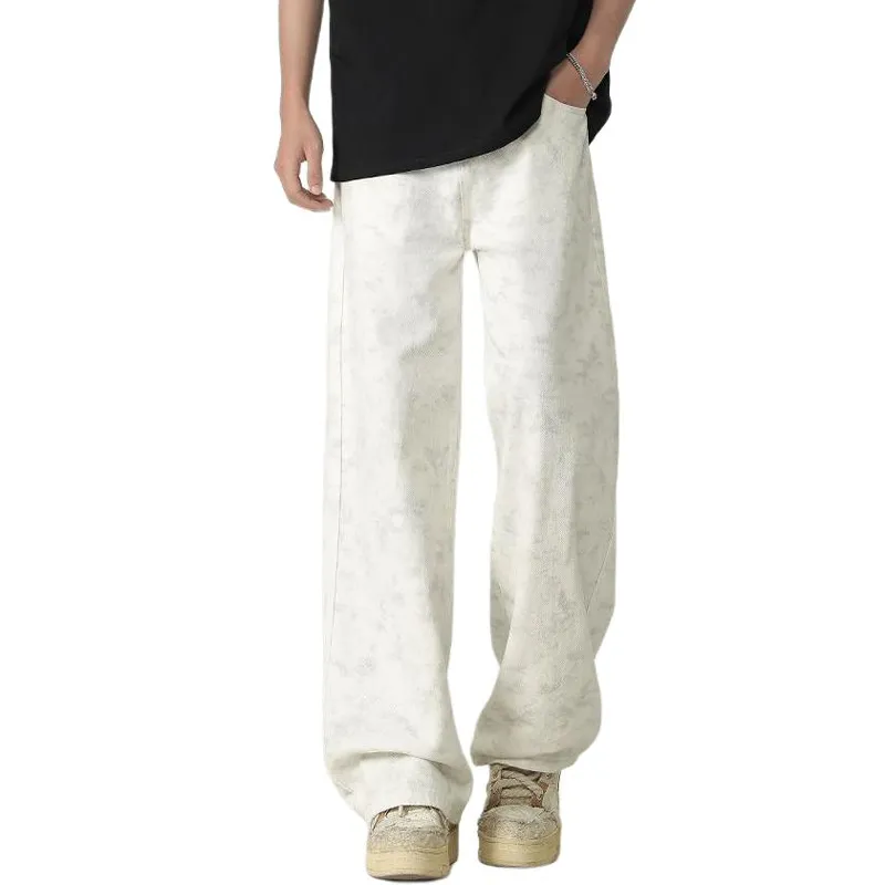 HKRXEC Jeans Men White-2
