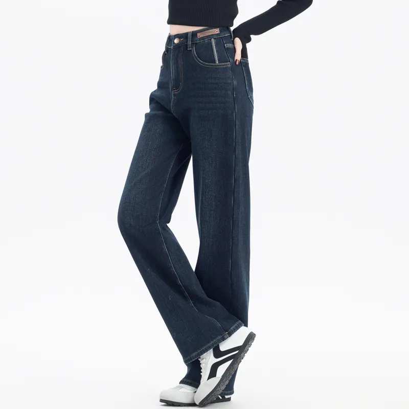 You Cow Me Pants Jeans Women's Blue-5