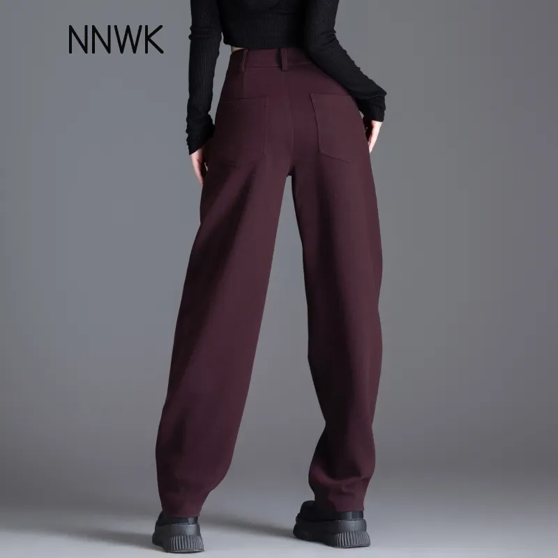 You Cow Me Pants Casual Pants Women's Grape Purple-7