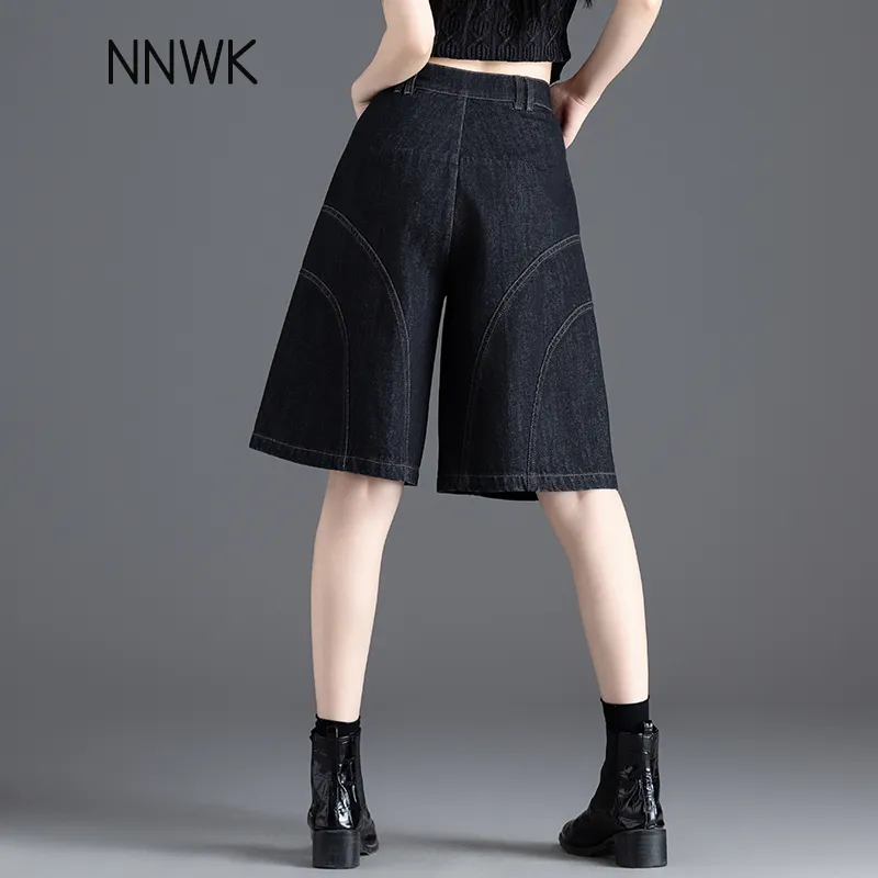You Cow Me Pants Denim Shorts Women's-5