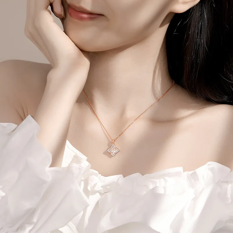 TIMEBOTTLE S925 Silver Necklaces Women's-2