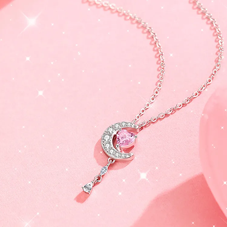 TIMEBOTTLE S925 Silver Necklaces Women's-3