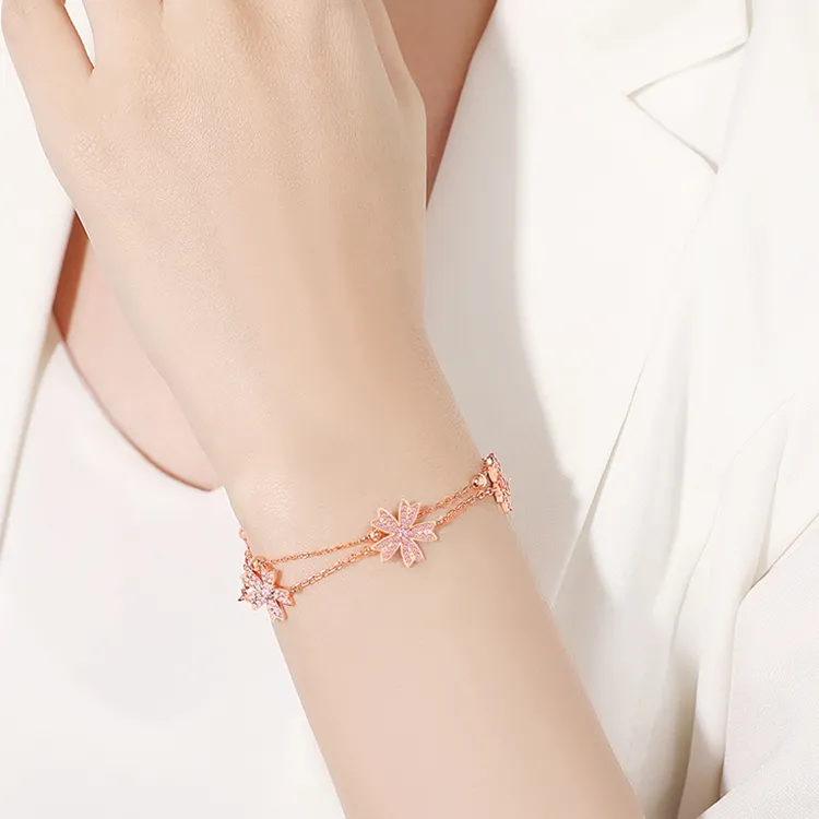 TIMEBOTTLE S925 Silver Bracelets Women's-1