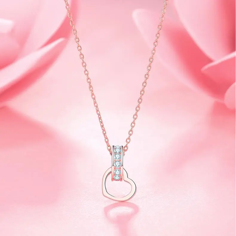 TIMEBOTTLE S925 Silver Necklaces Women's-6