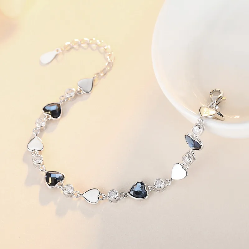 TIMEBOTTLE S925 Silver Bracelets Women's-4