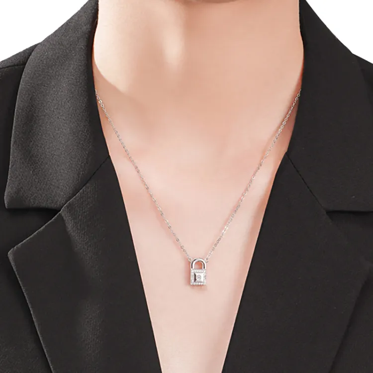 TIMEBOTTLE S925 Sterling Silver Alloy Necklaces Women's-2
