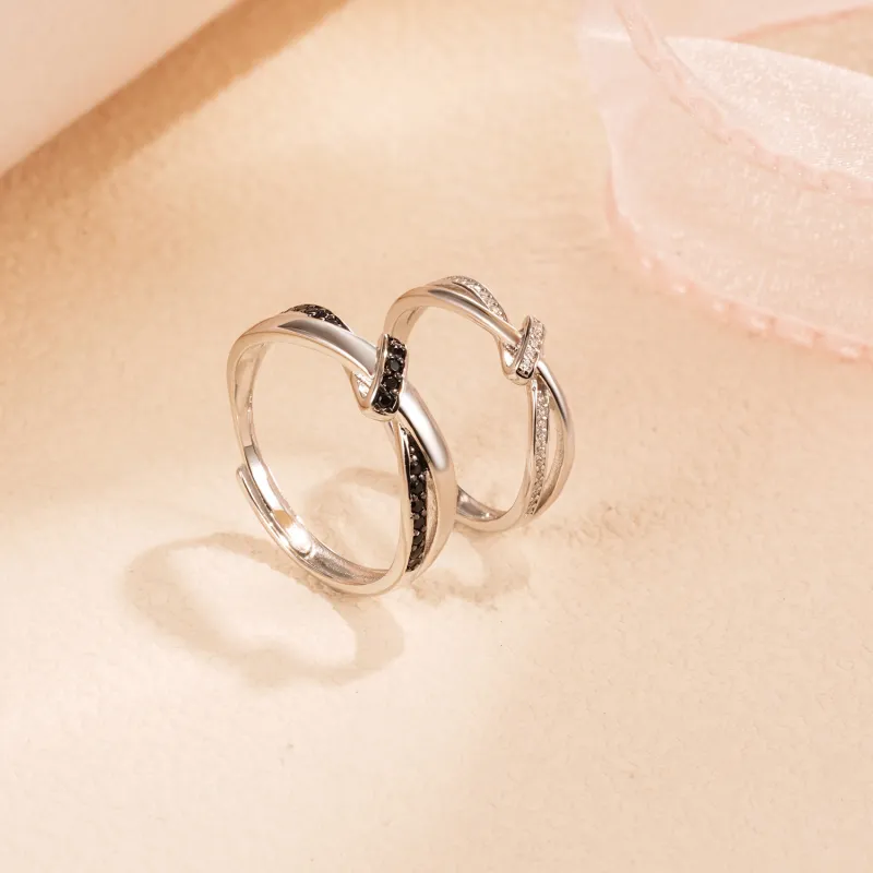 TIMEBOTTLE S925 Silver Rings Unisex-1
