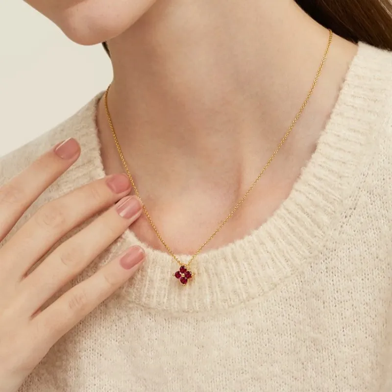 TIMEBOTTLE S925 Silver Necklaces Women's-1