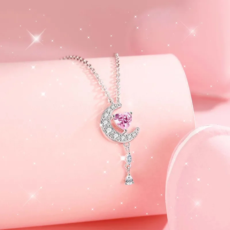 TIMEBOTTLE S925 Silver Necklaces Women's-2