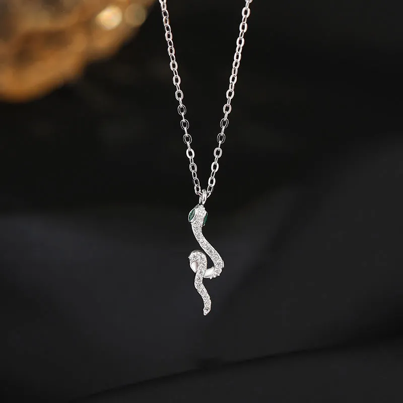 TIMEBOTTLE S925 Silver Necklaces Unisex-1