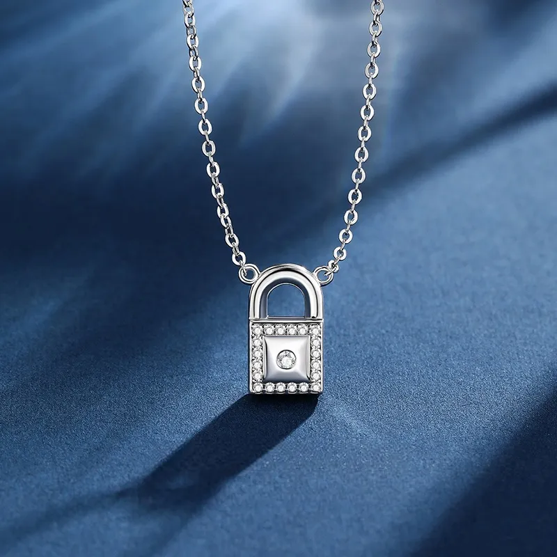 TIMEBOTTLE S925 Sterling Silver Alloy Necklaces Women's-3