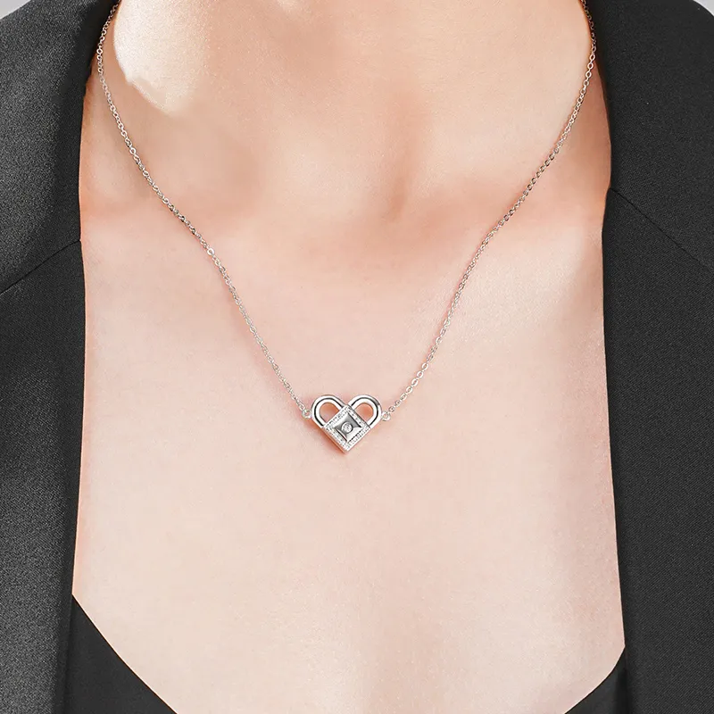 TIMEBOTTLE S925 Sterling Silver Alloy Necklaces Women's-1