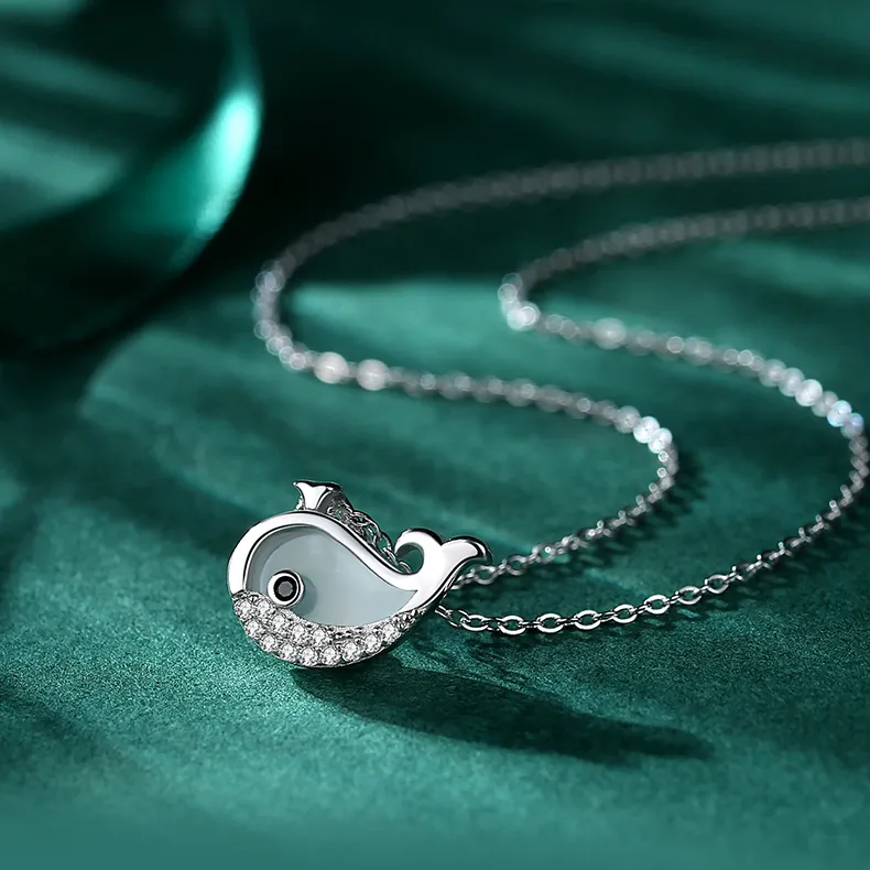 TIMEBOTTLE S925 Silver Necklaces Women's-5