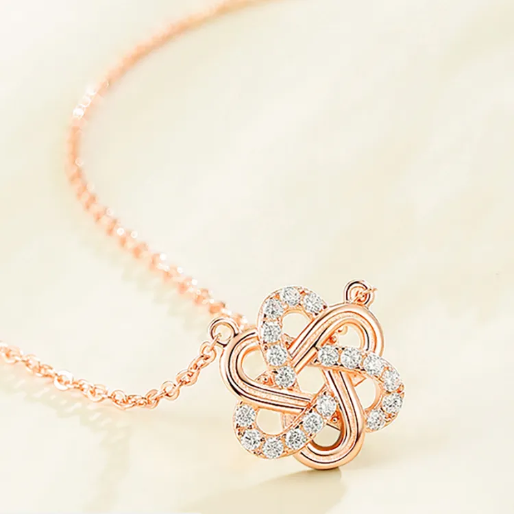 TIMEBOTTLE S925 Silver Necklaces Women's-5