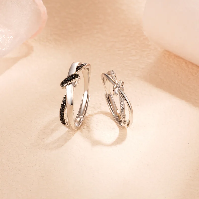 TIMEBOTTLE S925 Silver Rings Unisex-2