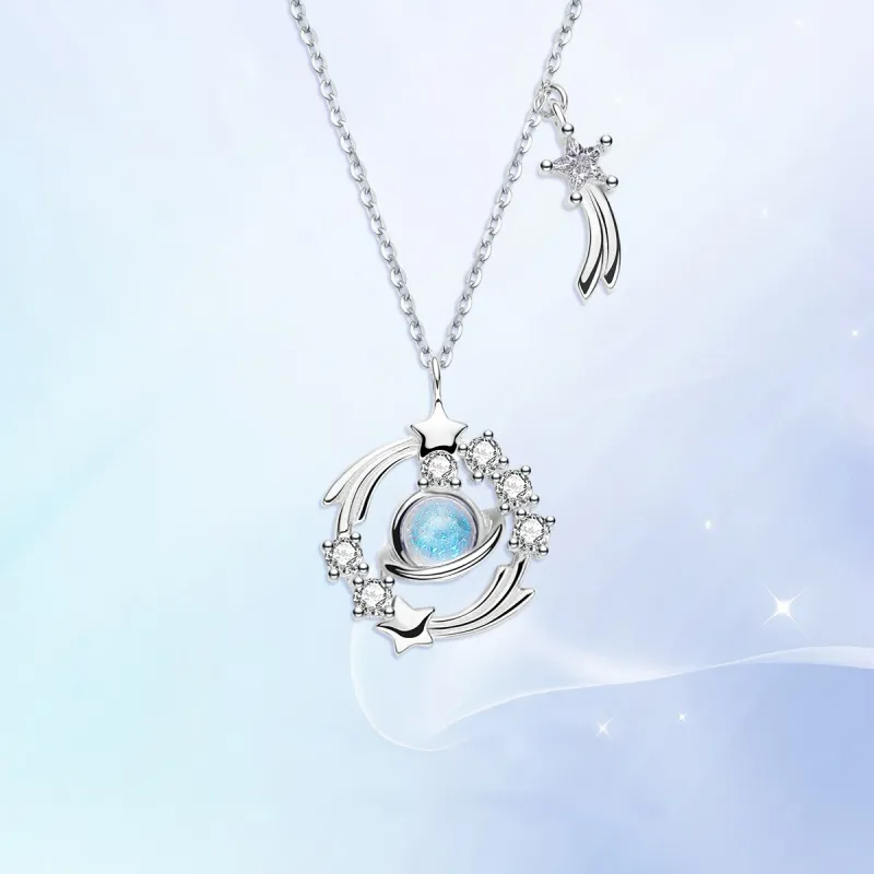 TIMEBOTTLE S925 Silver Necklaces Women's-1
