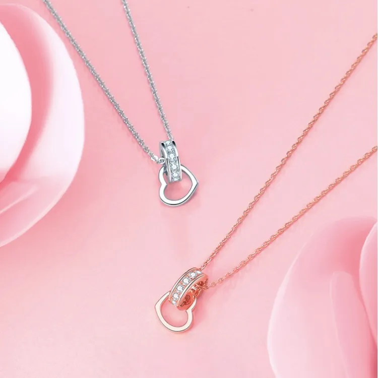 TIMEBOTTLE S925 Silver Necklaces Women's-5
