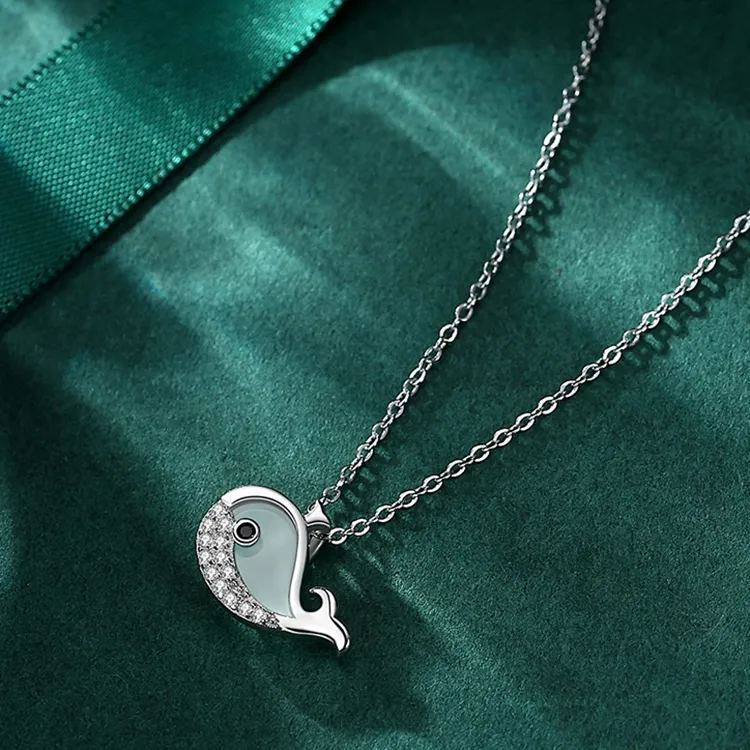 TIMEBOTTLE S925 Silver Necklaces Women's-6
