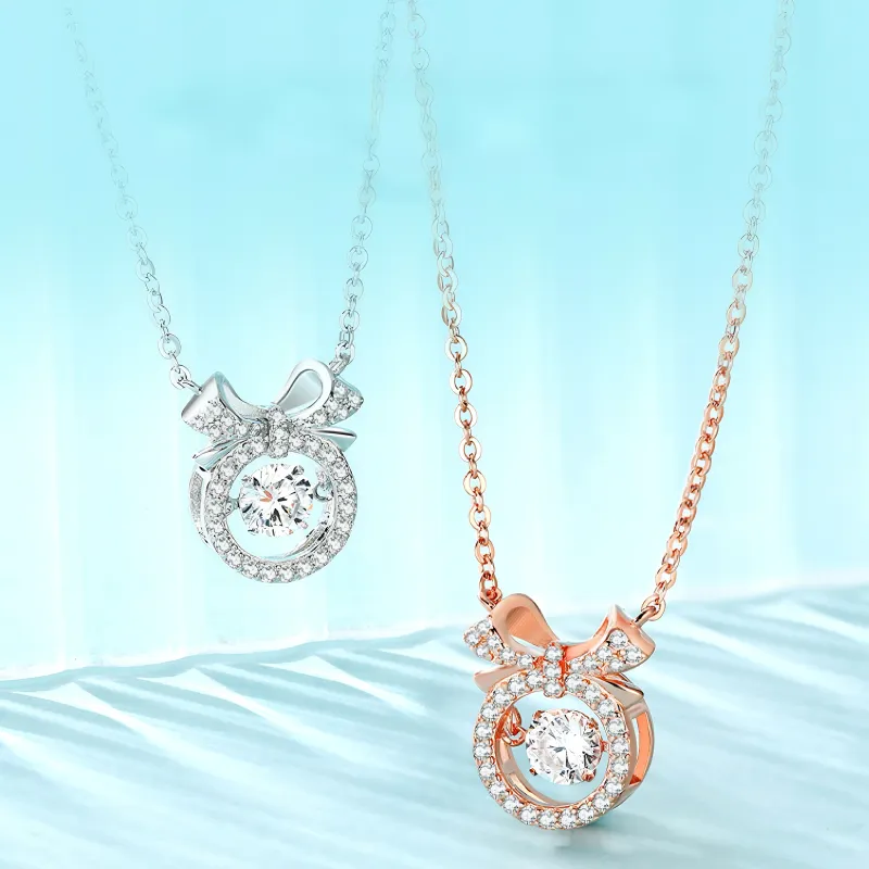 TIMEBOTTLE S925 Silver Necklaces Women's-3