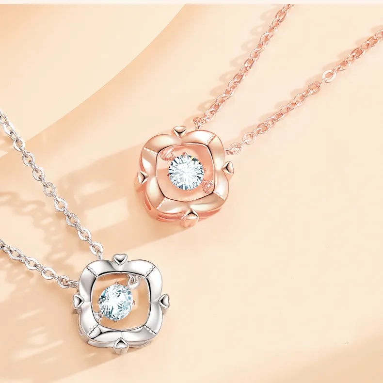 TIMEBOTTLE S925 Silver Necklaces Women's-3