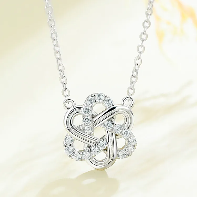 TIMEBOTTLE S925 Silver Necklaces Women's-1