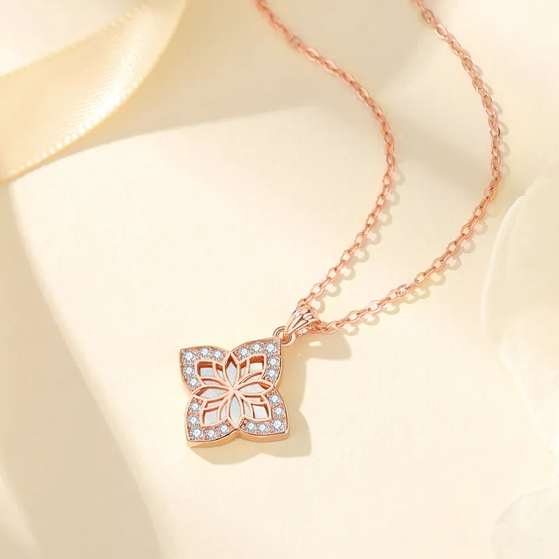 TIMEBOTTLE S925 Silver Necklaces Women's-3