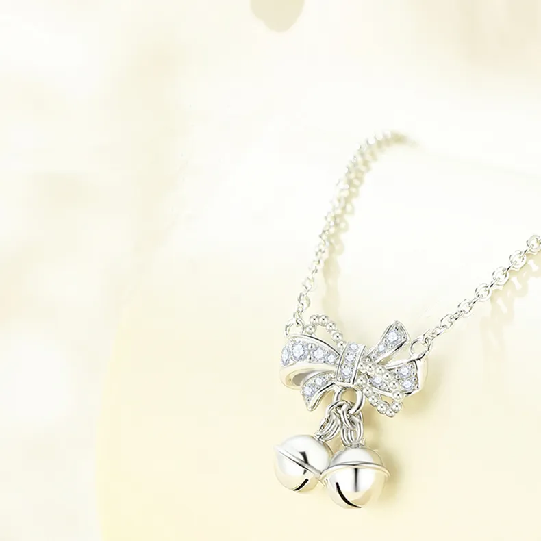 TIMEBOTTLE S925 Silver Necklaces Women's-5