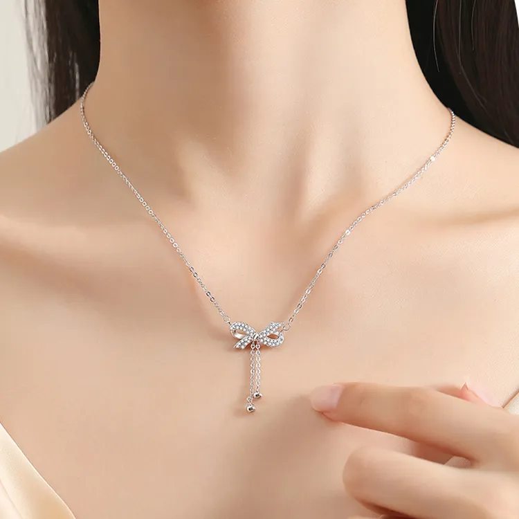 TIMEBOTTLE S925 Silver Necklaces Women's-1