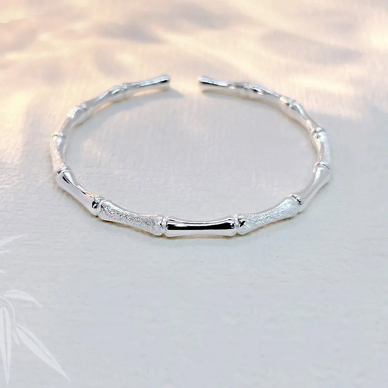 TIMEBOTTLE 999 Fine Silver Bangles Women's-2