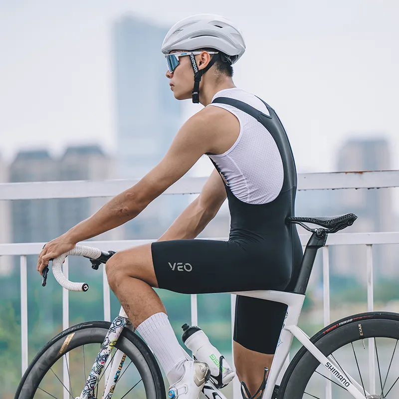 Veobike Cycling Pants Unisex Bib & Brace Shorts Men's-3