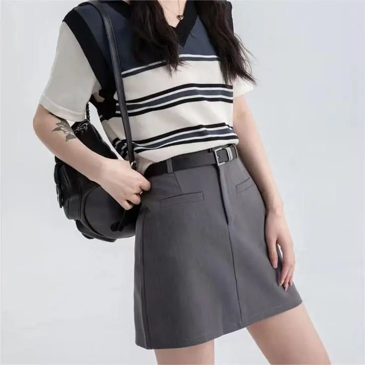 STARFEI Casual Short Skirts Women's-2