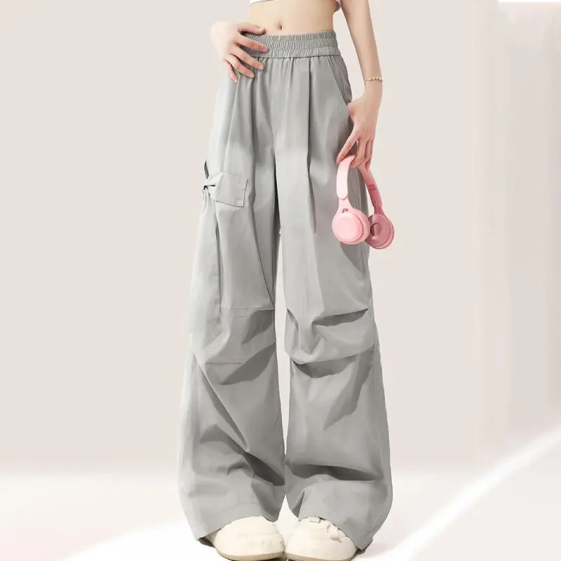 STARFEI Casual Pants Women's Gray-4