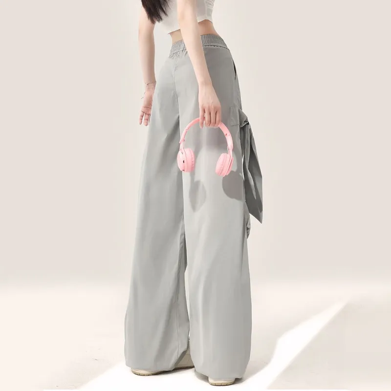 STARFEI Casual Pants Women's Gray-3