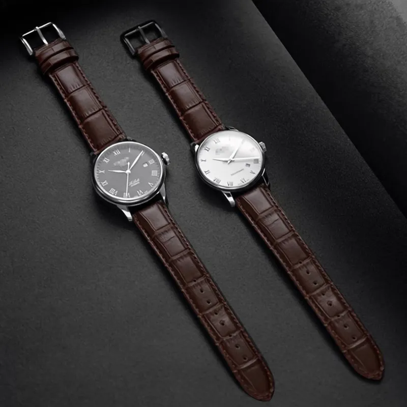 Dasuo Tissot DW, Longines, Casio, MIDO, Seiko, Omega, IWC, Cartier Compatibility Watch Band Genuine Leather Material-14